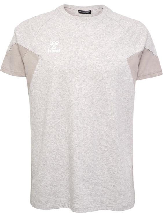 Hummel travel T-Shirt 220291 LIGHT GREY MELANGE - Gr. S