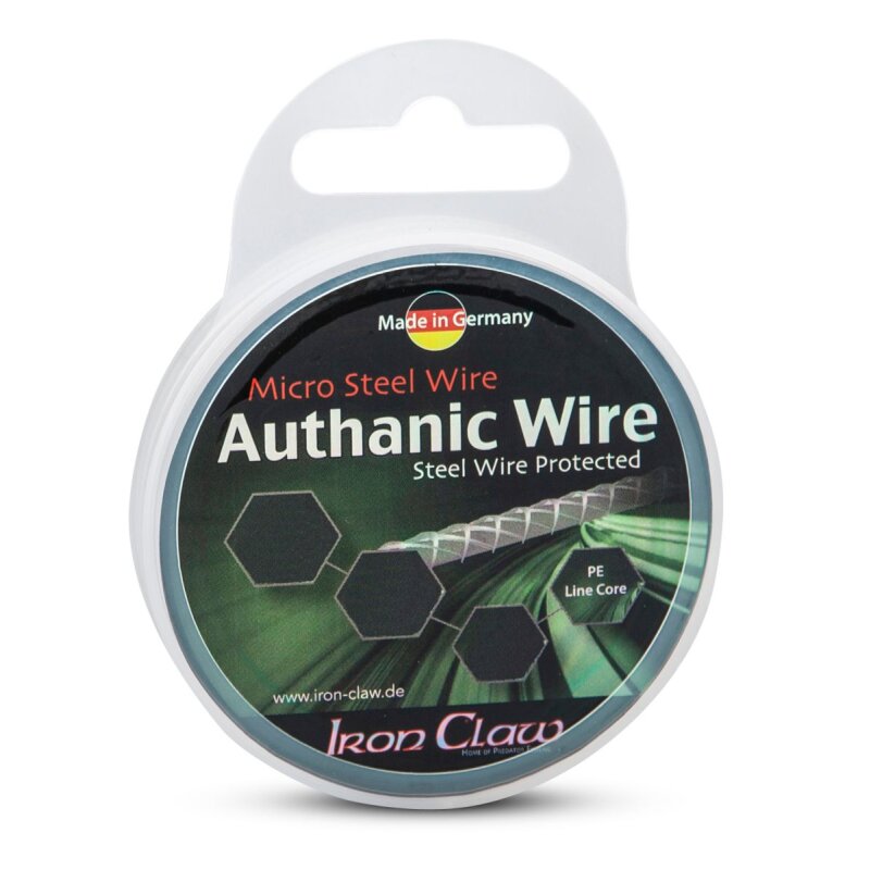 IRON CLAW Authanic Wire 0,55mm 27,3 kg 10m Olivgrün (1,39 € pro 1 m)
