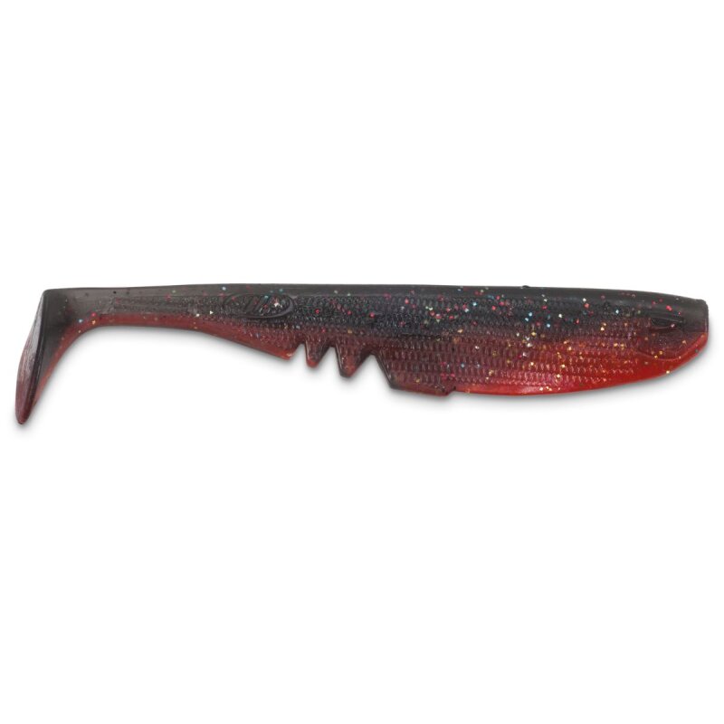 IRON CLAW Moby Racker Shad 17cm Schwarz Rot Gold