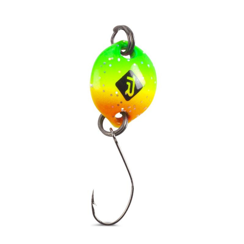 IRON TROUT Button Spoon 1,8g Fire Tiger Orange IRON TROUT Button Spoon 1,8g Fire Tiger Orange