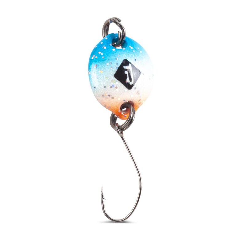 IRON TROUT Button Spoon 1,8g Fluo Rainbow Orange IRON TROUT Button Spoon 1,8g Fluo Rainbow Orange