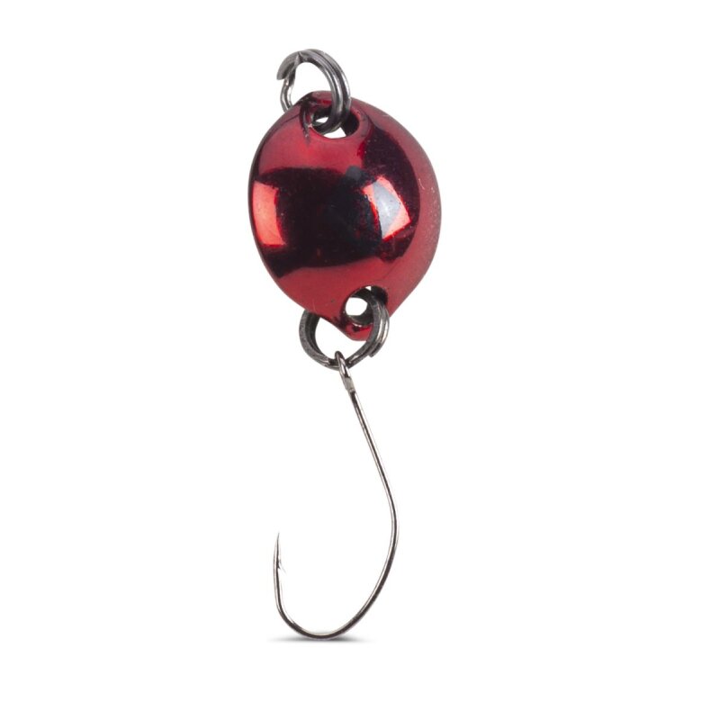 IRON TROUT Button Spoon 1,8g Metallic Red Green