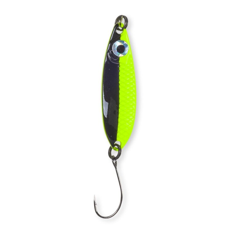 IRON TROUT Eye Spoon 2,5g Vertical Yellow Black IRON TROUT Eye Spoon 2,5g Vertical Yellow Black