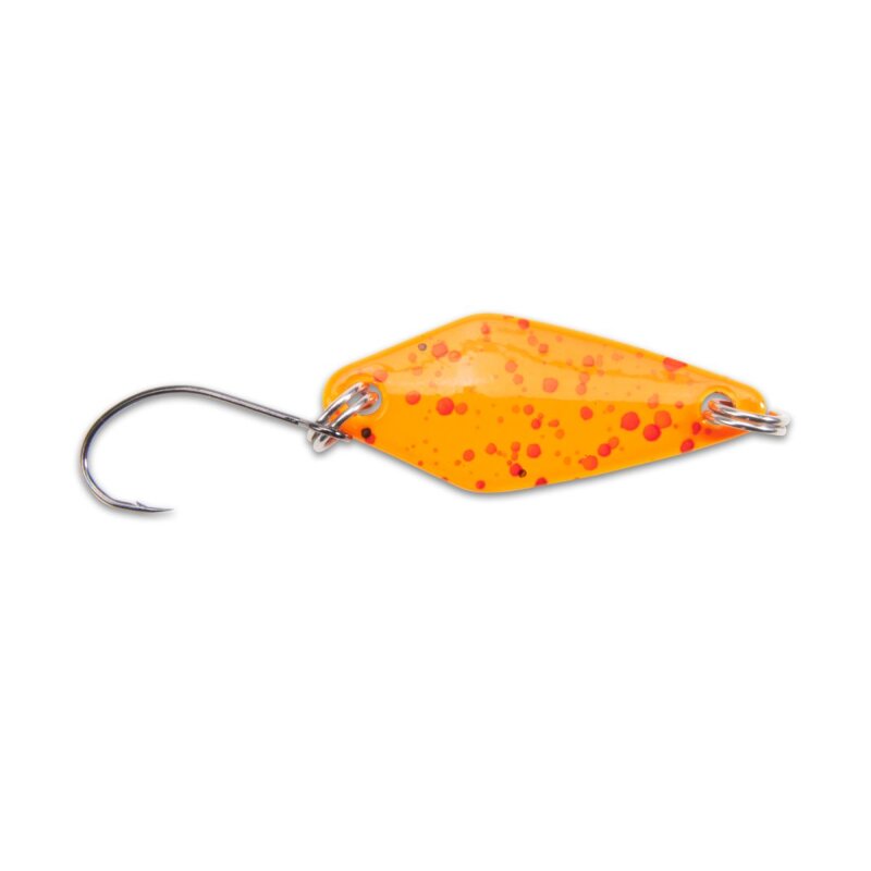 IRON TROUT Spotted Spoon 3g Orange Spotted IRON TROUT Spotted Spoon 3g Orange Spotted