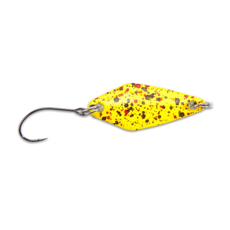 IRON TROUT Spotted Spoon 3g Yellow Spotted