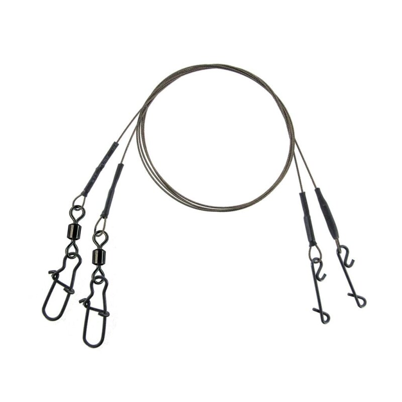 JENZI 7x7 No-Knot Stahlvorfach 50cm 20kg 2Stk. JENZI 7x7 No-Knot Stahlvorfach 50cm 20kg 2Stk.