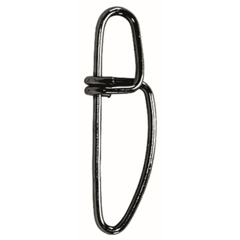 JENZI Cross-Lock Snap Gr.4 55kg Black Nickel 8Stk. JENZI Cross-Lock Snap Gr.4 55kg Black Nickel 8Stk.