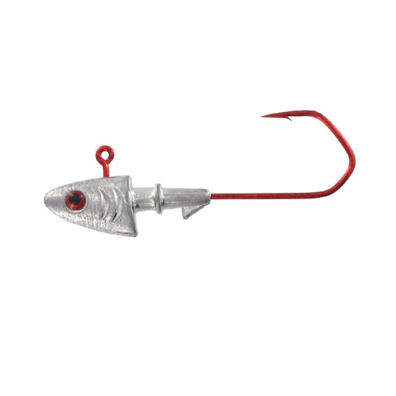 JENZI Jig-Head Red Hook Gr.6/0 Rot 1Stk. JENZI Jig-Head Red Hook Gr.6/0 Rot 1Stk.