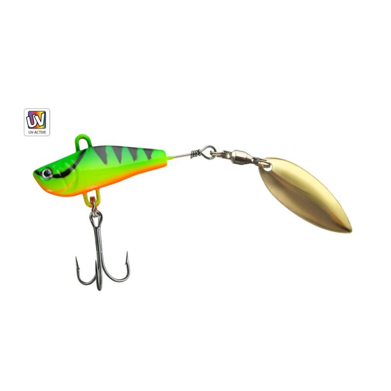 JENZI Phantom-F Spinner Jig 2 5cm 17g UV Green Tiger JENZI Phantom-F Spinner Jig 2 5cm 17g UV Green Tiger