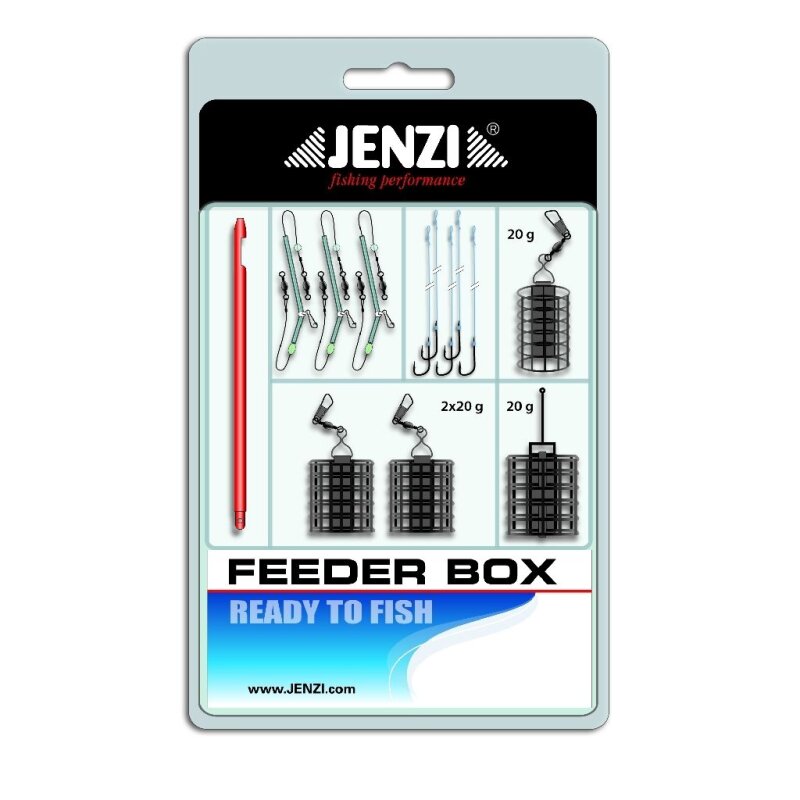 JENZI Ready To Fish Feeder-Kit 20g