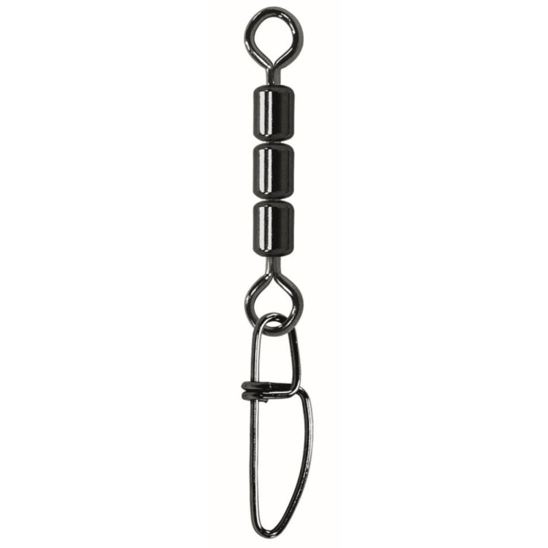 JENZI Rolling 3x Wirbel mit Crosslock Snap Gr.8 18kg Black Nickel... JENZI Rolling 3x Wirbel mit Crosslock Snap Gr.8 18kg Black Nickel...