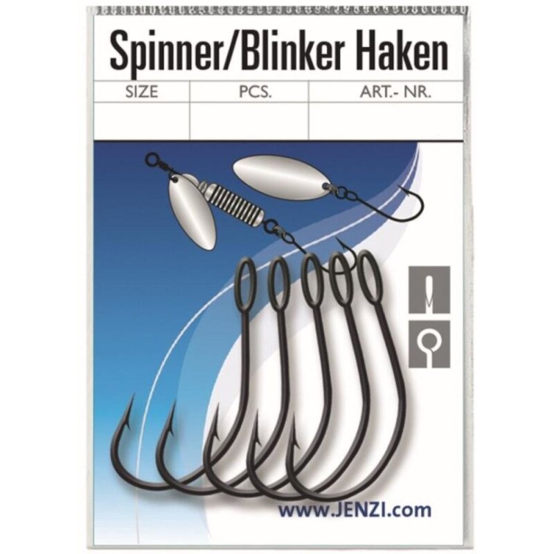 JENZI Spinner/Blinker Einzelhaken Gr.1 Titan 7Stk. JENZI Spinner/Blinker Einzelhaken Gr.1 Titan 7Stk.