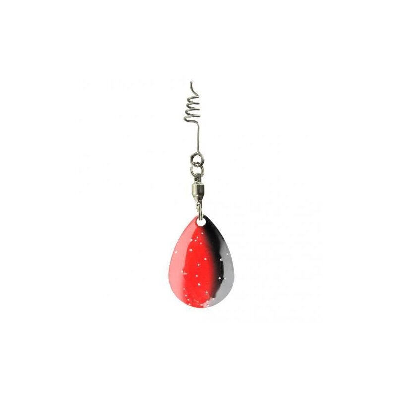 JENZI Spinner-Blättchen mit Feder-Schraube 3cm 6,5cm Rot/Schwarz 2Stk. JENZI Spinner-Blättchen mit Feder-Schraube 3cm 6,5cm Rot/Schwarz 2Stk.