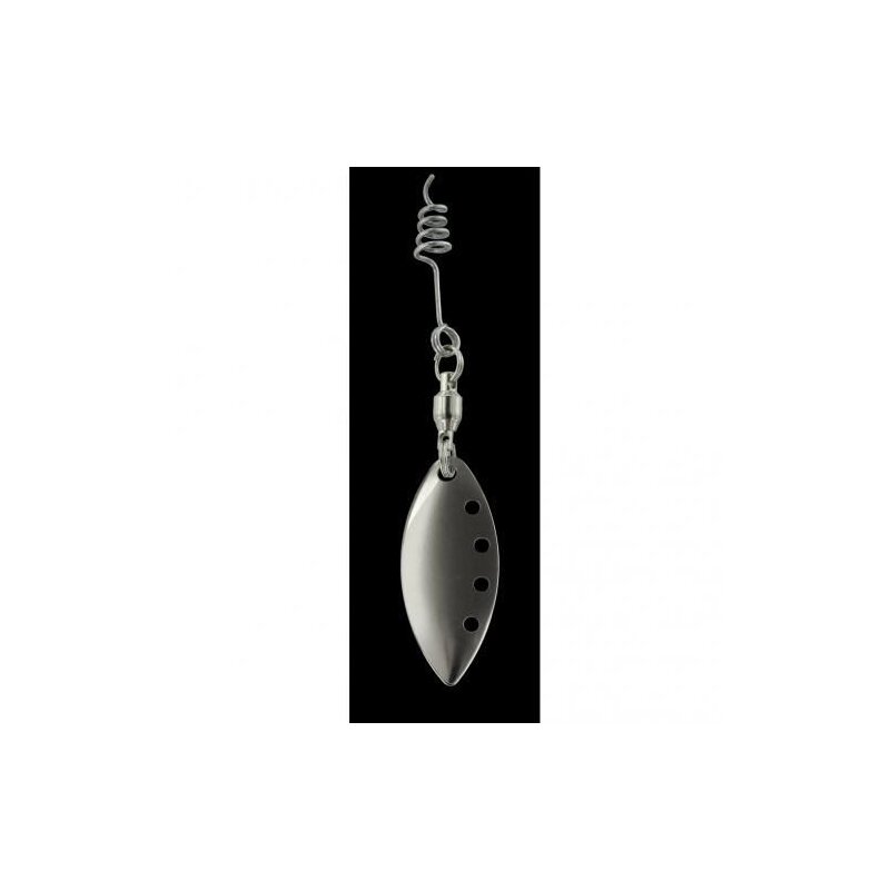 JENZI Spinner-Blättchen mit Feder-Schraube 3cm 8cm Silber 2Stk. JENZI Spinner-Blättchen mit Feder-Schraube 3cm 8cm Silber 2Stk.