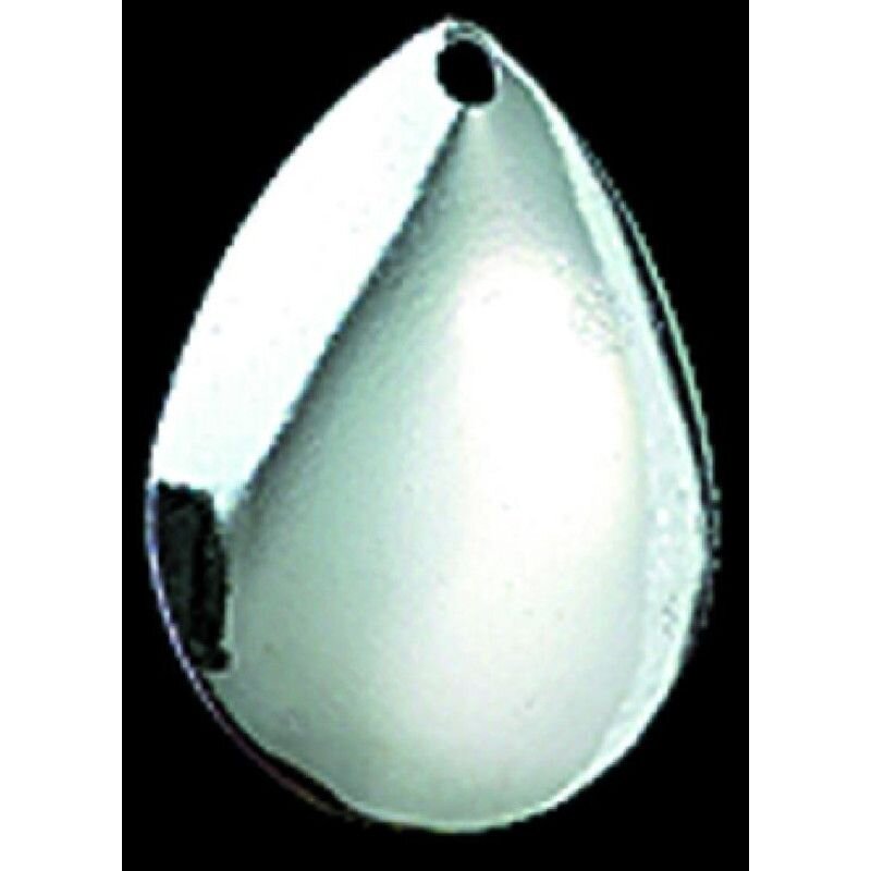 JENZI Spinnerblätter Gr.5 3,9cm Silver 3Stk. JENZI Spinnerblätter Gr.5 3,9cm Silver 3Stk.