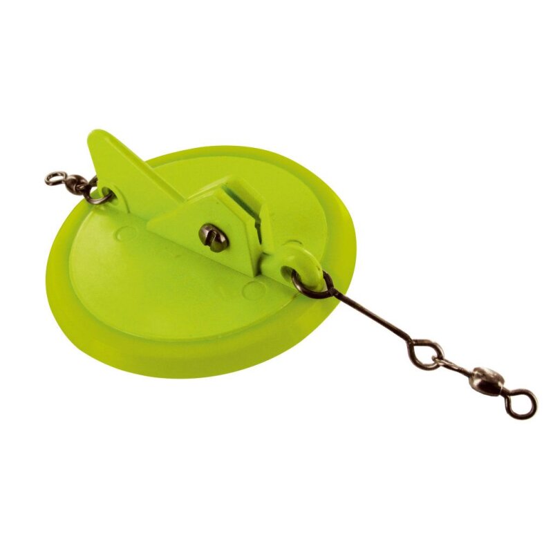 JENZI Trolling Disc Sinking Diver + Auslöser 70mm Gelb JENZI Trolling Disc Sinking Diver + Auslöser 70mm Gelb