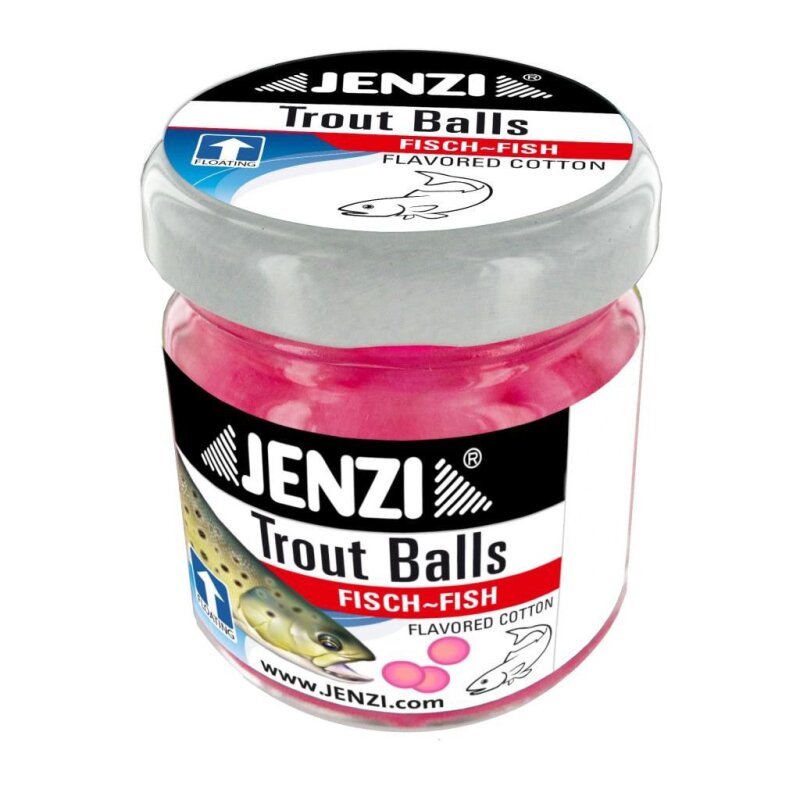 JENZI Trout-Balls Fish Pink 30Stk. JENZI Trout-Balls Fish Pink 30Stk.