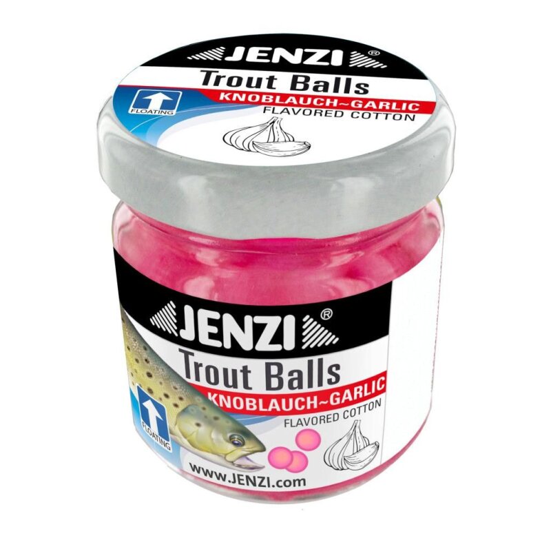 JENZI Trout-Balls Garlic Pink 30Stk. JENZI Trout-Balls Garlic Pink 30Stk.