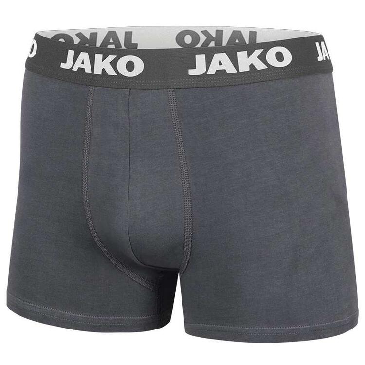 Jako Boxershort Basic 2er Pack 6204 21 anthrazit Gr. M