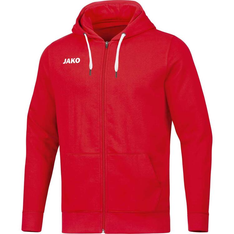 Jako Kapuzenjacke Base 6865-01 rot Gr. XXL Jako Kapuzenjacke Base 6865-01 rot Gr. XXL