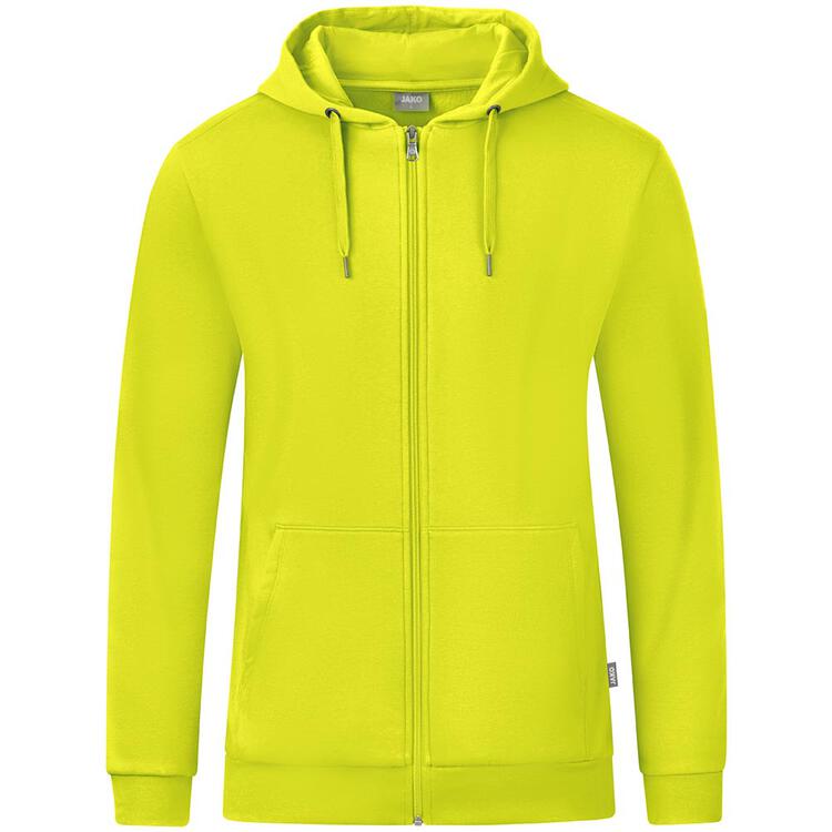 Jako Kapuzenjacke Organic C6820 lime Gr. XL Jako Kapuzenjacke Organic C6820 lime Gr. XL