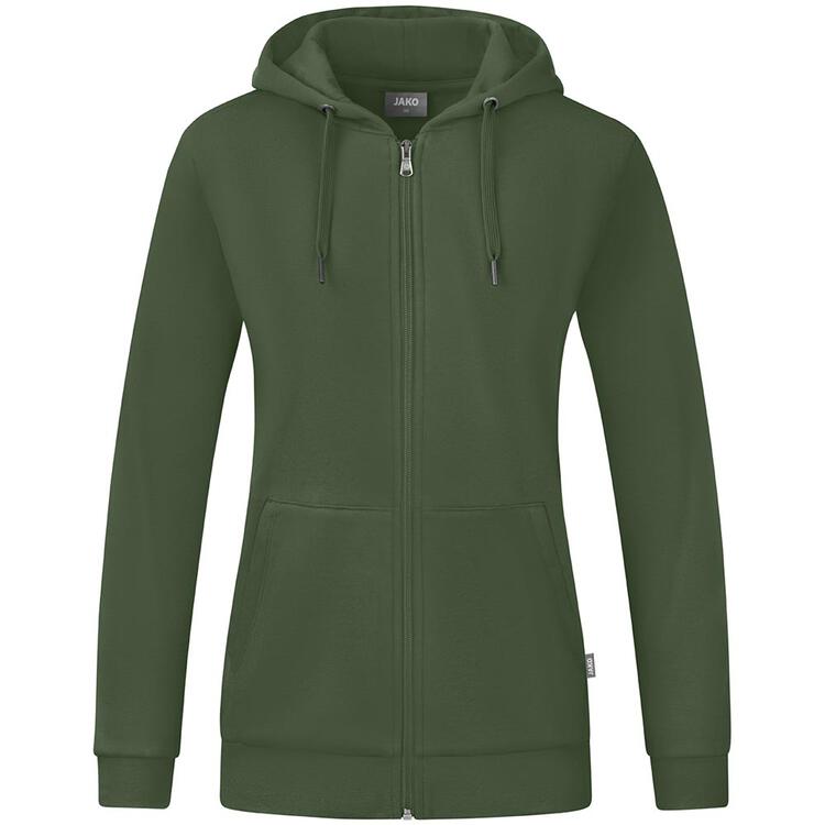 Jako Kapuzenjacke Organic C6820 oliv Gr. 36 Jako Kapuzenjacke Organic C6820 oliv Gr. 36
