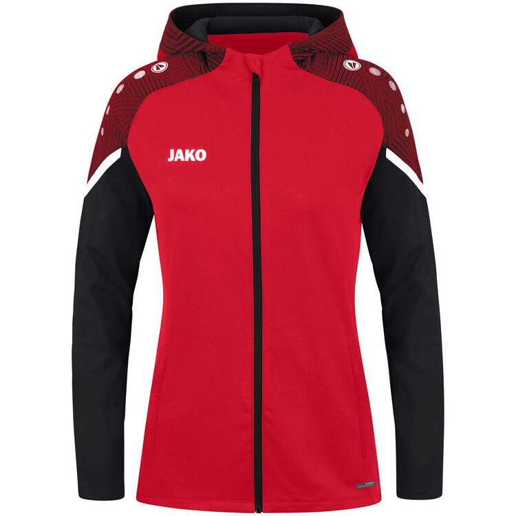 Jako Kapuzenjacke Performance 6822 rot/schwarz 38