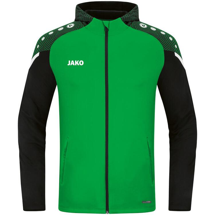 Jako Kapuzenjacke Performance 6822 soft green/schwarz 128