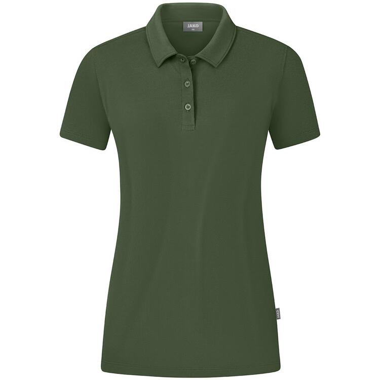 Jako Polo Organic Stretch C6321 oliv Gr. 38