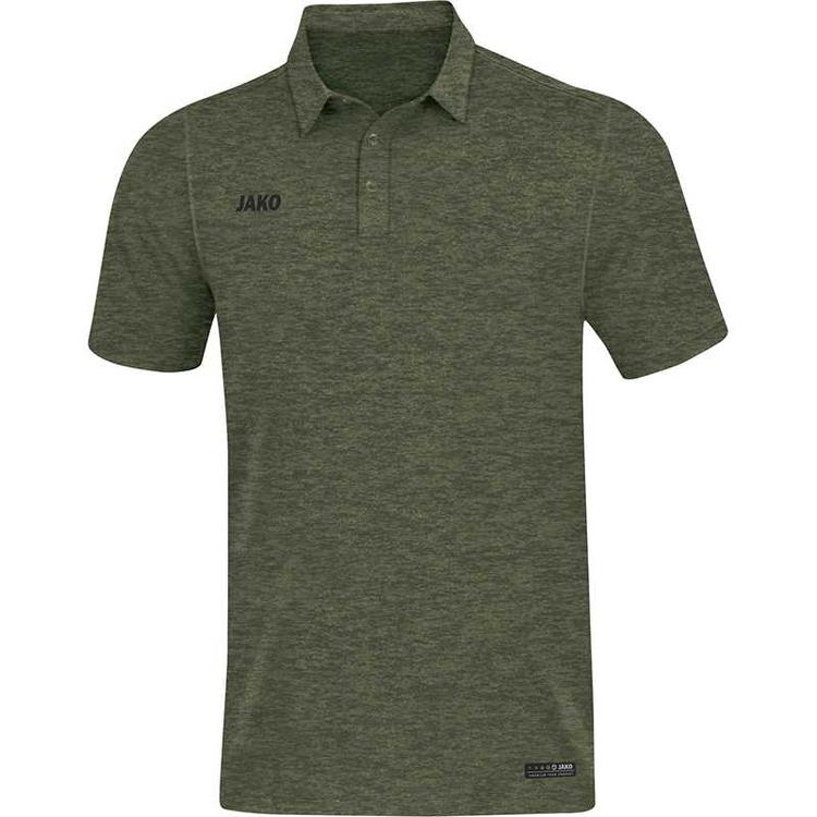 Jako Polo Premium Basics khaki meliert 6329 28 Gr. M