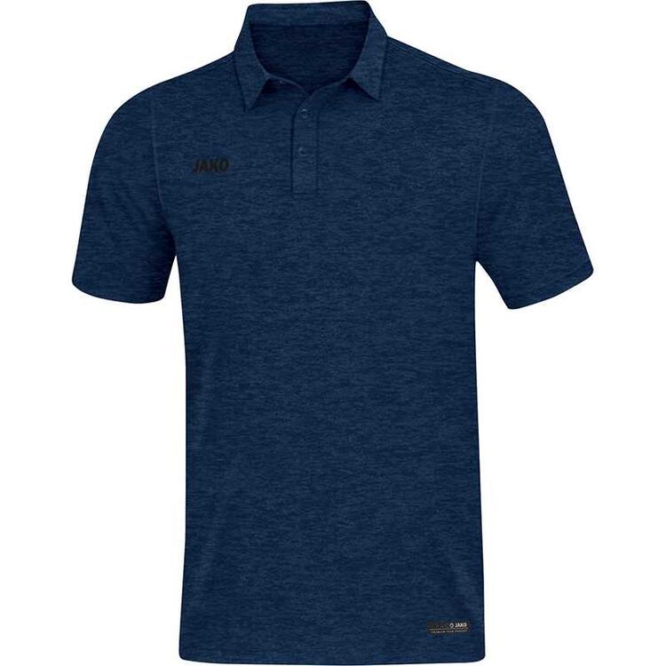 Jako Polo Premium Basics marine meliert 6329 49 Gr. S