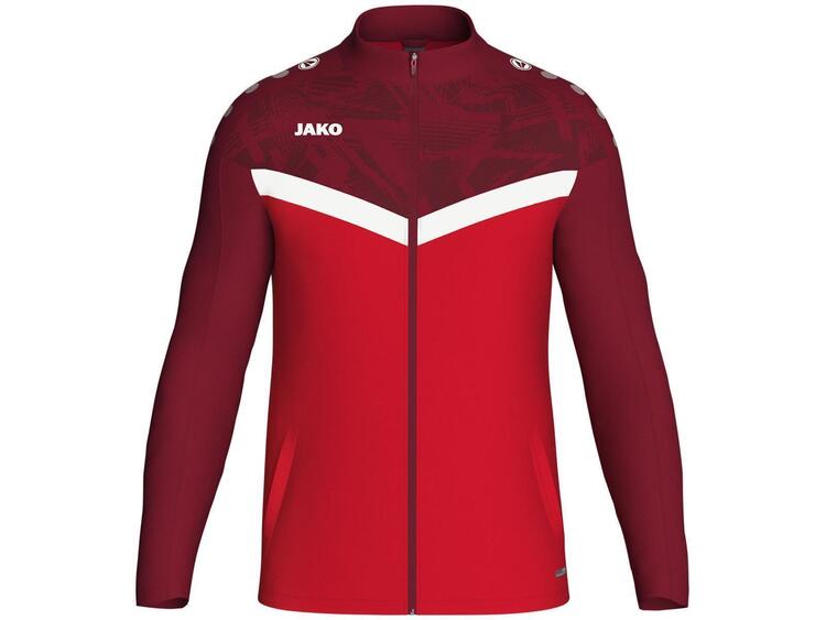 Jako Polyesterjacke Iconic 9324 rot/weinrot - Gr. 128