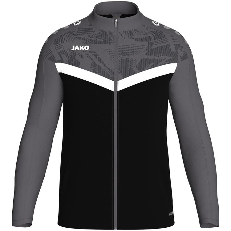 Jako Polyesterjacke Iconic 9324 schwarz/anthrazit - Gr. 116