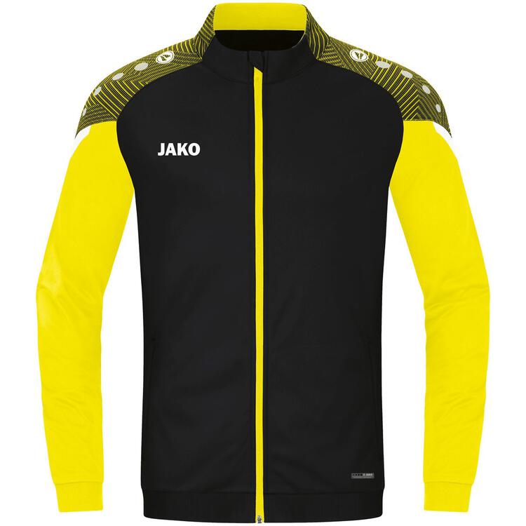 Jako Polyesterjacke Performance 9322 schwarz/soft yellow 128