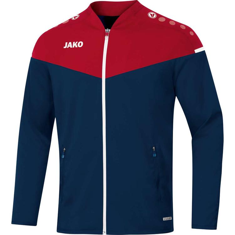 Jako Pr?sentationsjacke Champ 2.0 9820-91 marine/chili rot Gr. 44