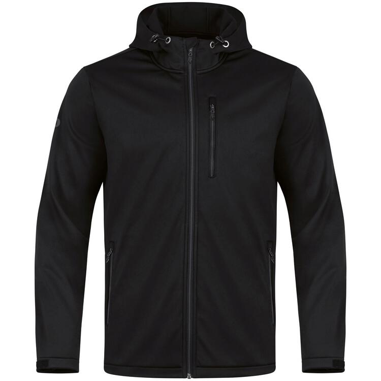 Jako Softshelljacke Premium 7607-800 schwarz - Gr. 128