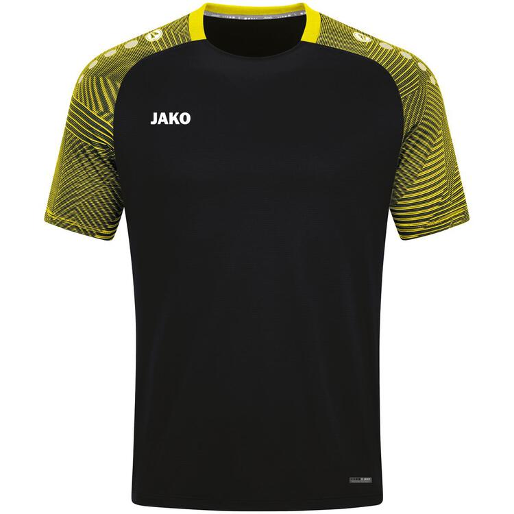 Jako T-Shirt Performance 6122 schwarz/soft yellow L