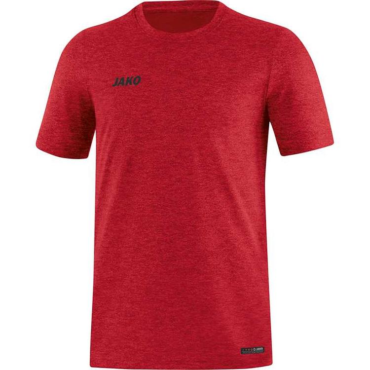 Jako T-Shirt Premium Basics rot meliert 6129 01 Gr. 44