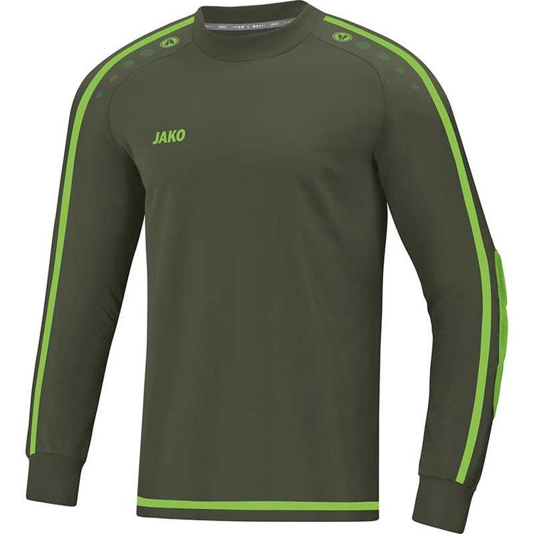 Jako TW-Trikot Striker 2.0 khaki/neongr?n 8905 28 Gr. 116