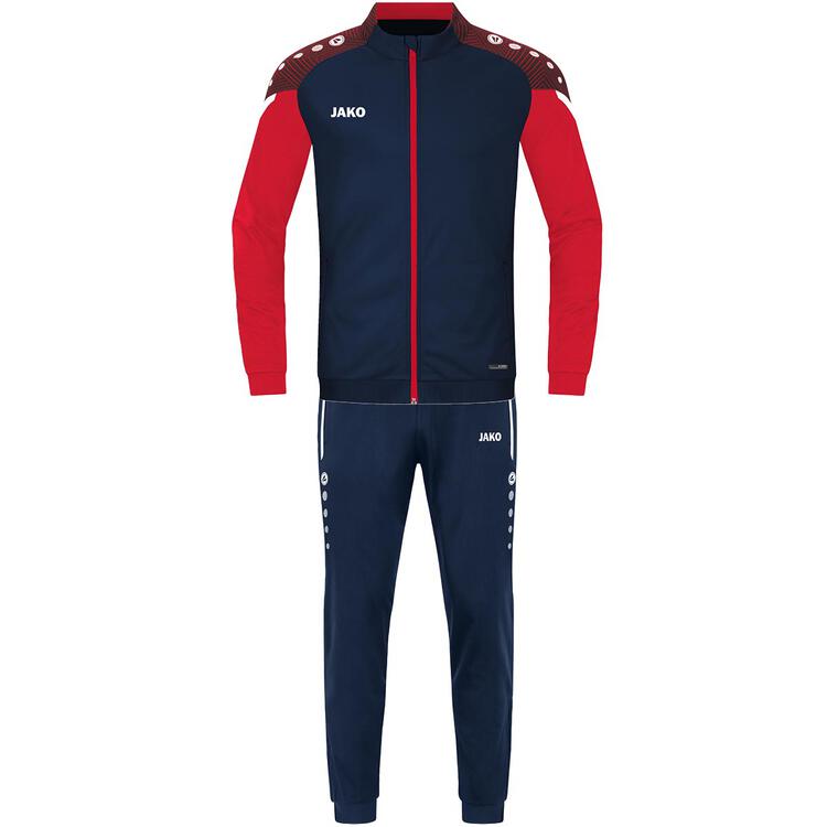 Jako Trainingsanzug Polyester Performance M9122 - marine/rot - Gr. 128