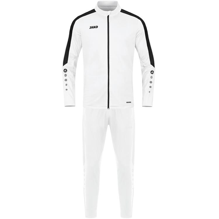 Jako Trainingsanzug Polyester Power M9123 wei? - Gr. L Jako Trainingsanzug Polyester Power M9123 wei? - Gr. L