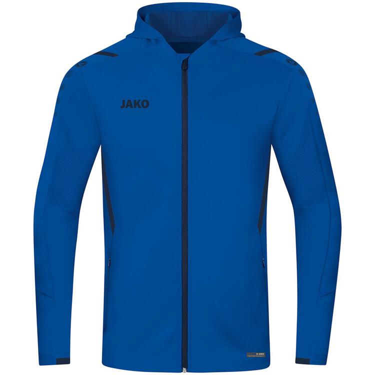 Jako Trainingsjacke Challenge mit Kapuze 6821 royal/marine Gr. 38