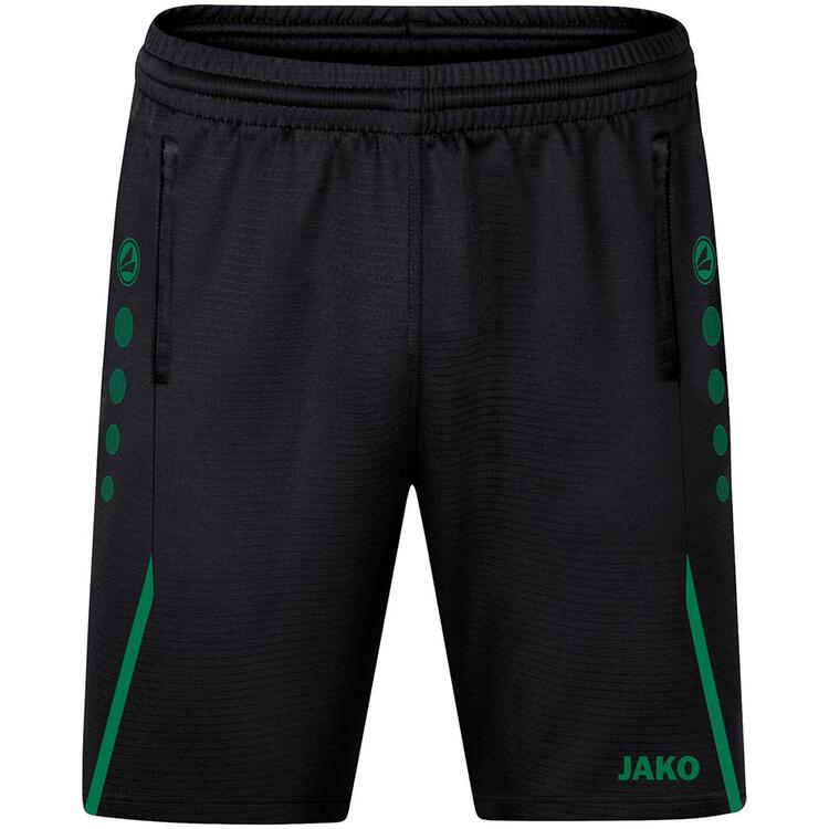 Jako Trainingsshort Challenge 8521 schwarz/sportgr?n Gr. L