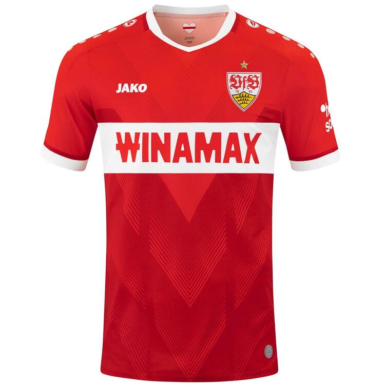 Jako VfB Stuttgart Ausw?rts Trikot 24/25 ST4224A rot - Gr. 116