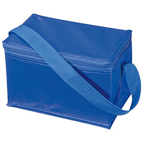 Kühltasche für 6 Dosen à 0,33l / Farbe: blau von ohne Markenname