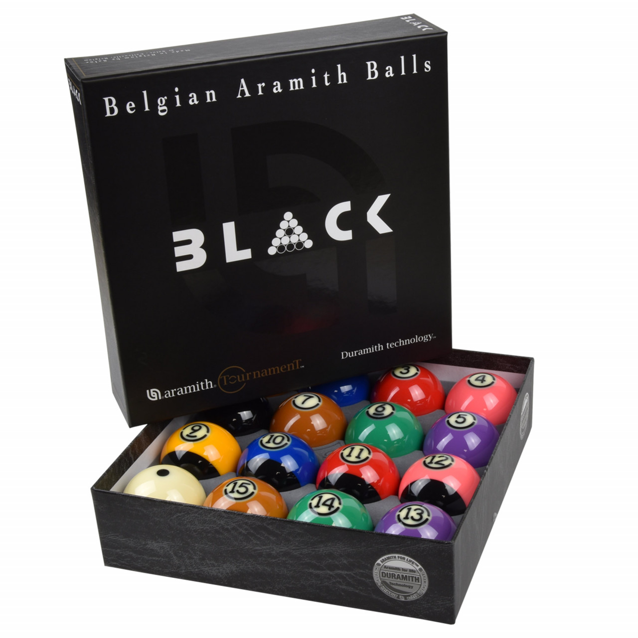 Kugeln Pool Duramith Tournament Black TV 57,2mm Kugeln Pool Duramith Tournament Black TV 57,2mm