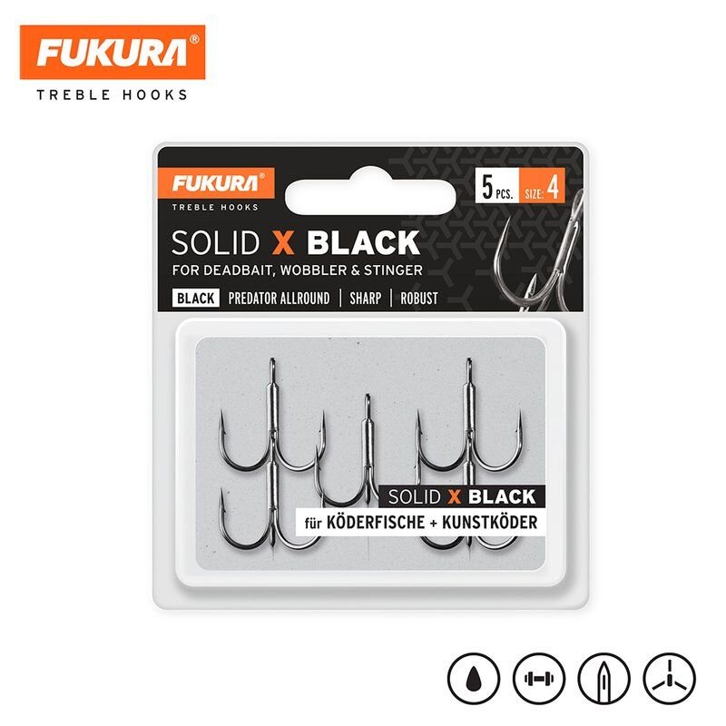 LIEBLINGSKÖDER Fukura Solid X Black Gr.4 5Stk. LIEBLINGSKÖDER Fukura Solid X Black Gr.4 5Stk.