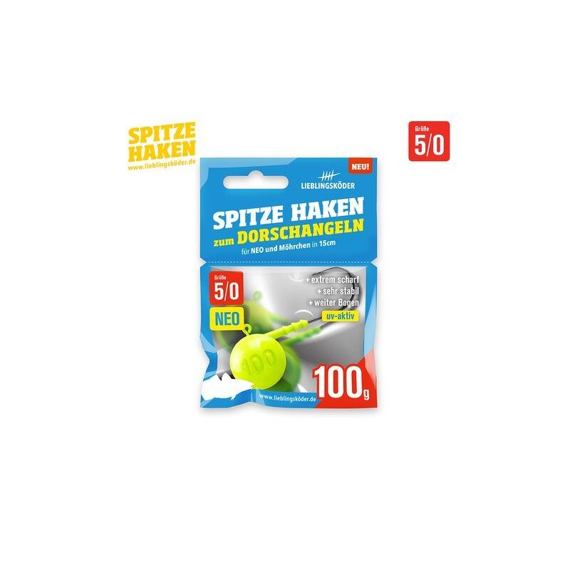 LIEBLINGSKÖDER Spitze Haken Gr.5/0 100g NEO LIEBLINGSKÖDER Spitze Haken Gr.5/0 100g NEO