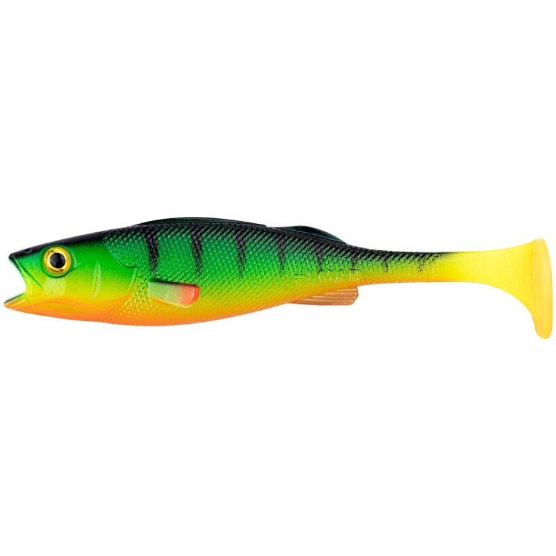 LMAB Køfi Perch Shad 7cm 3g Firetiger Pack 5Stk.