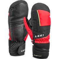 Leki Nico Junior Mitten Kinder-Skihandschuhe Red/Black-Yellow von Leki